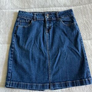 Old Navy Stretch Denim Pencil Skirt
